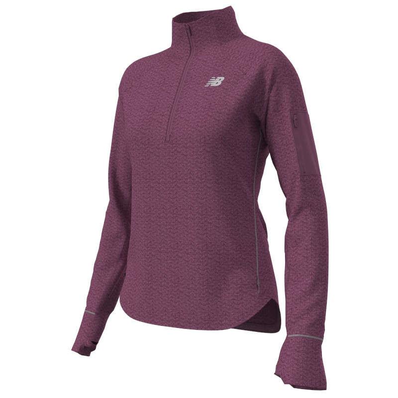 New Balance Womens NB Heat Half Zip Top-4
